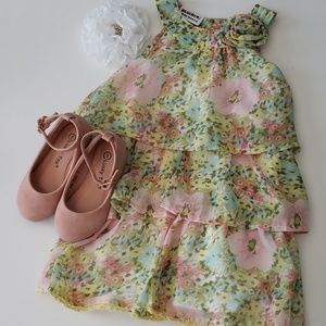 Ruffle tiered dress